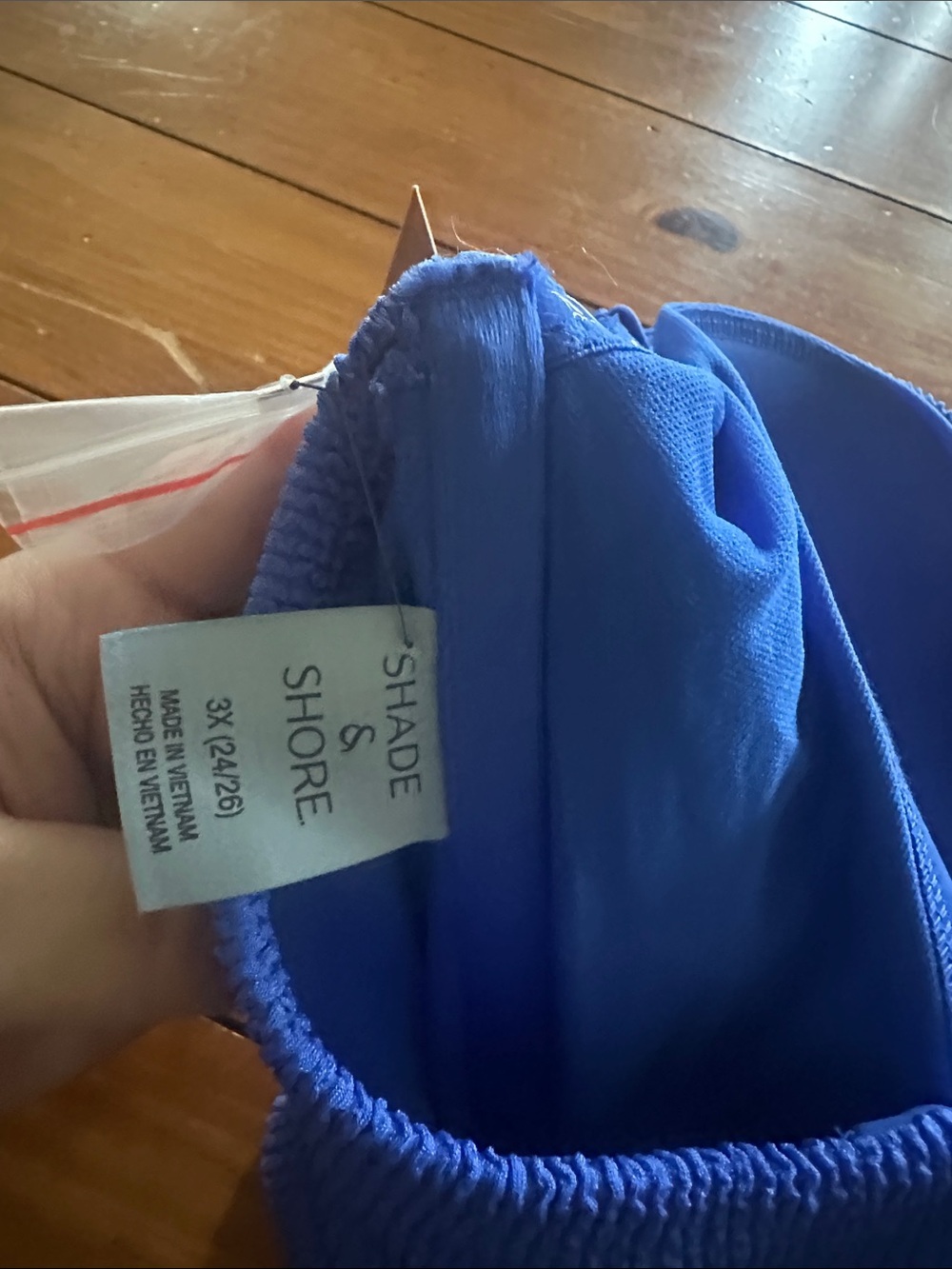 a new day Royal Blue Knit Bandeau Top with Removable Strap - Picture 6 of 6